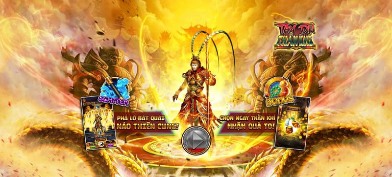 Trải nghiệm tựa game nổ hũ Tây Du Kí cực cuốn tại Top88